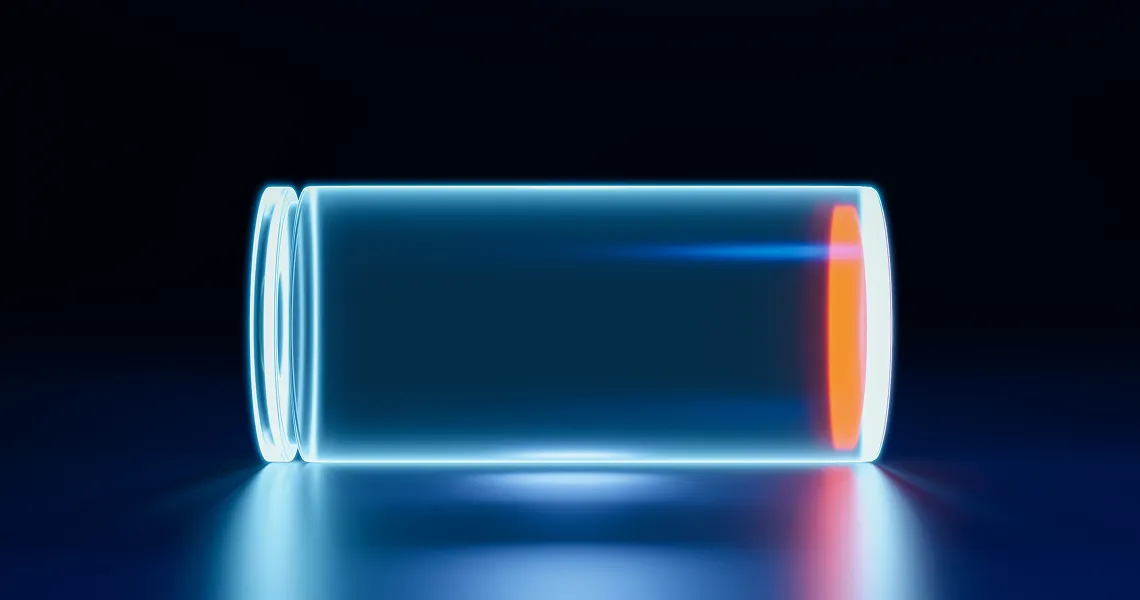 電池の残量がほとんどないイメージ